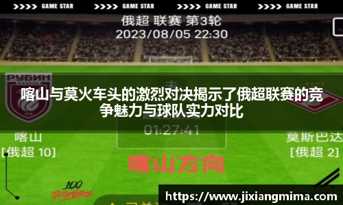 喀山与莫火车头的激烈对决揭示了俄超联赛的竞争魅力与球队实力对比